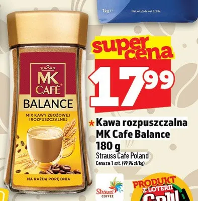Kawa rozpuszczalna MK Cafe Balance promocja w TOPAZ