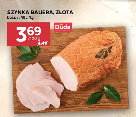 Szynka Złota Duda promocja w Stokrotka