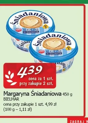 Margaryna Śniadaniowa Bielmar promocja w CEZAR Delikatesy