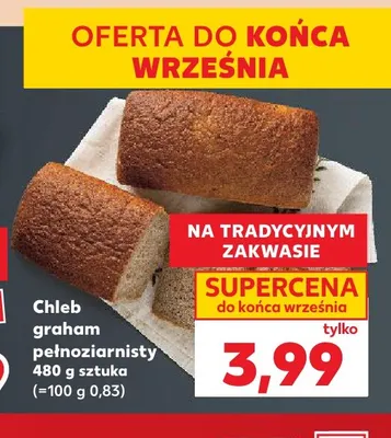Chleb graham pełnoziarnisty promocja w Kaufland