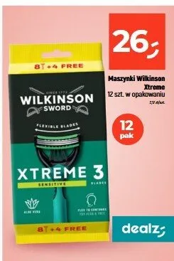Maszynki do golenia Wilkinson Sword Xtreme 3 Sensitive 12-pak promocja w Dealz