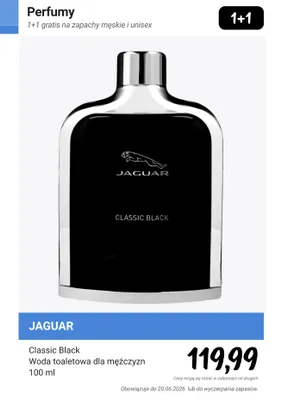 Woda toaletowa dla mężczyzn Jaguar Classic Black promocja w Rossmann