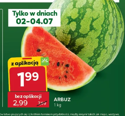 Arbuz promocja w Stokrotka