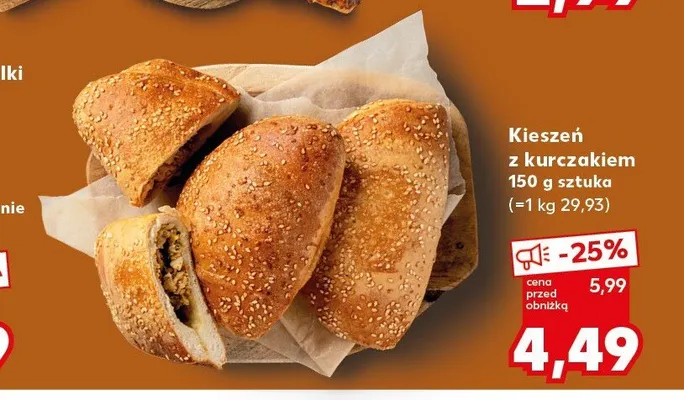Kieszeń z kurczakiem promocja w Kaufland