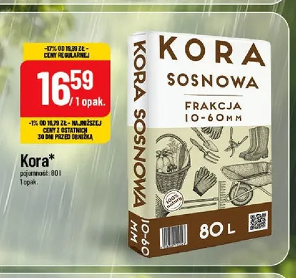Kora sosnowa promocja w POLOmarket