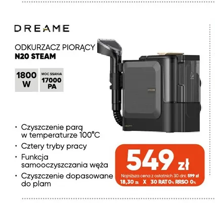 Odkurzacz piorący N20 Steam Dreame promocja w Max Elektro