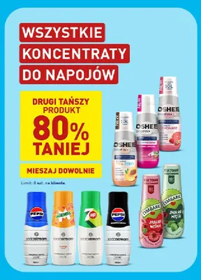 Koncentrat do napojów Oshee Drop In Vitamin Water promocja w Aldi
