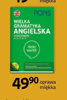 Książka Wielka gramatyka angielska PONS oprawa miękka promocja w Empik