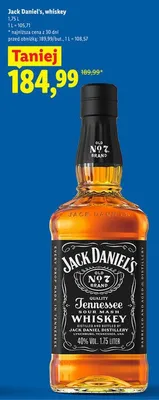 Whiskey Jack Daniel's promocja w Lidl