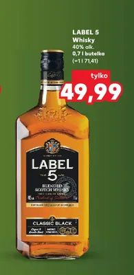 Whisky Label 5 Classic Black promocja w Kaufland