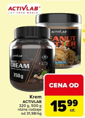 Krem ActivLab różne rodzaje promocja w Carrefour Market