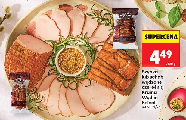 Szynka wędzona czereśnia promocja w Biedronka