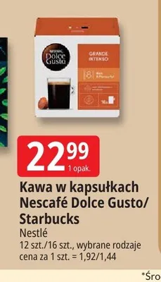 Kawa w kapsułkach Nescafe Dolce Gusto promocja w Leclerc