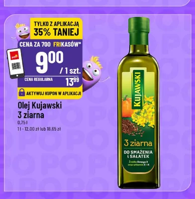 Olej Kujawski 3 ziarna promocja w POLOmarket