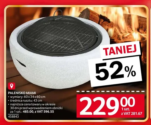 Palenisko Miami promocja w Selgros
