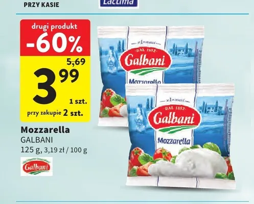 Mozzarella Galbani promocja w Intermarche