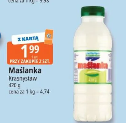 Maślanka promocja w Leclerc