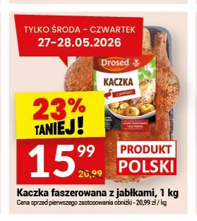 Kaczka faszerowana z jabłkami Drosed promocja w Twój Market