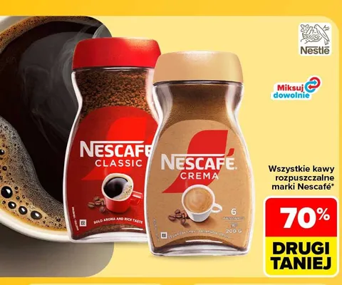 Kawa rozpuszczalna Nescafé Classic promocja w Carrefour Market