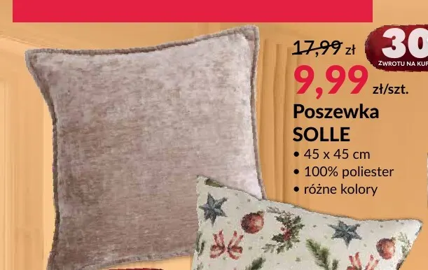 Poszewka Solle 45x45 cm promocja w Salony Agata