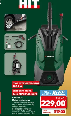 Myjka ciśnieniowa Parkside promocja w Kaufland