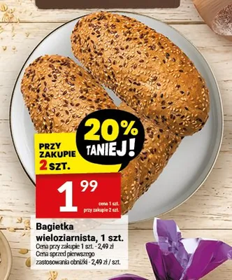 Bagietka wieloziarnista promocja w Twój Market