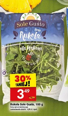 Rukola Sole Gusto promocja w Twój Market