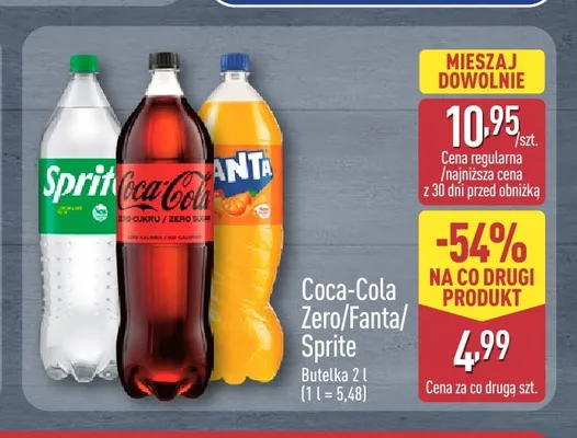 Napój gazowany Sprite promocja w Aldi