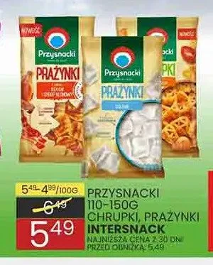 Prażynki Przysnacki o smaku bekonu promocja w Wafelek