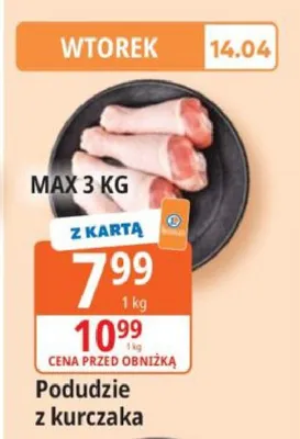 Podudzie z kurczaka promocja w Leclerc