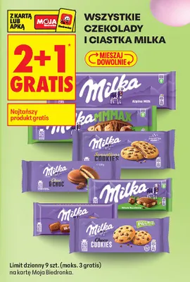 Czekolada whole hazelnuts Milka promocja w Biedronka
