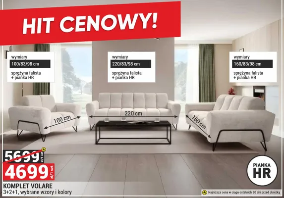 Komplet Volare promocja w Merkury Market