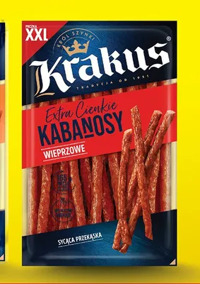 Kabanosy Extra Cienkie wieprzowe promocja w Biedronka