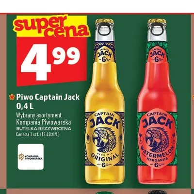 Piwo Captain Jack Watermelon Margarita promocja w TOPAZ