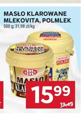 Masło klarowane Polmlek promocja w Stokrotka