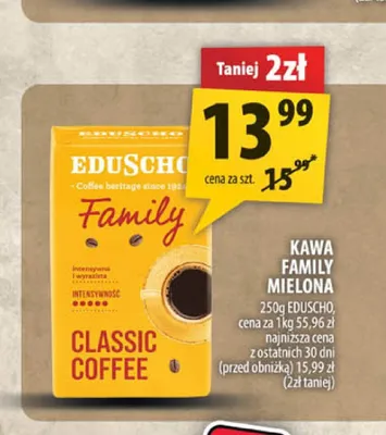 Kawa mielona Eduscho Family promocja w Arhelan
