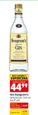 Gin Seagram's promocja w Biedronka