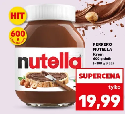 Krem Nutella promocja w Kaufland