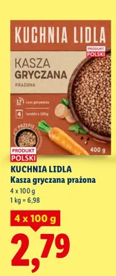 Kasza gryczana prażona promocja w Lidl