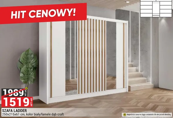 Szafa LADDER promocja w Merkury Market