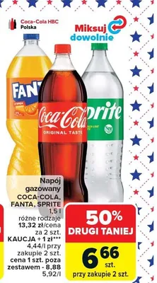 Napój gazowany Coca-Cola promocja w Carrefour