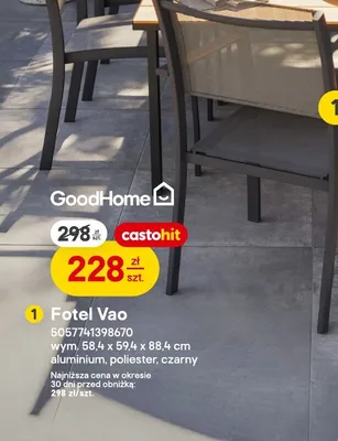 Fotel Vao promocja w Castorama