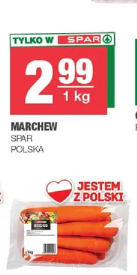 Marchew polska Spar promocja w SPAR