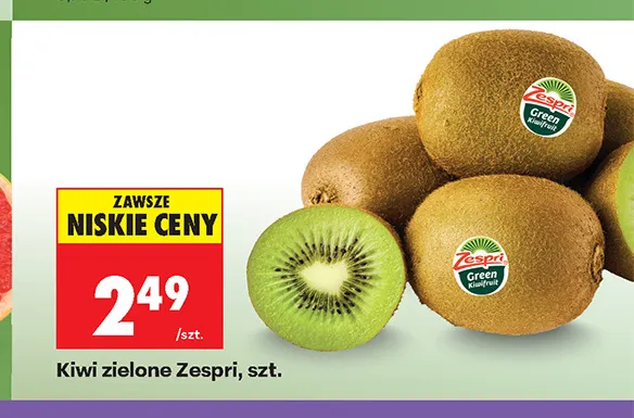 Kiwi zielone Zespri promocja w Biedronka