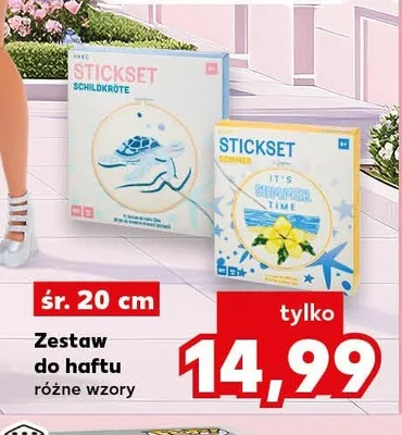 Zestaw do haftu śr. 20cm promocja w Kaufland