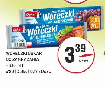 Woreczki do zamrażania 6 l Oskar promocja w Sedal