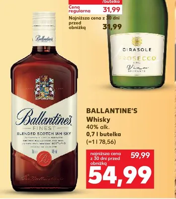 Whisky Ballantine's Finest promocja w Kaufland