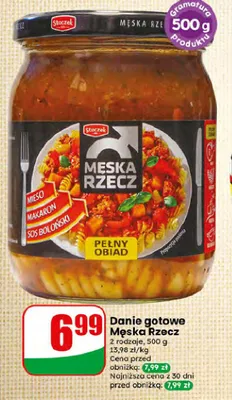Danie gotowe Męska Rzecz sos boloński promocja w Dino