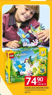 Klocki LEGO Creator 31384 w zestawie 312 elementów promocja w Selgros