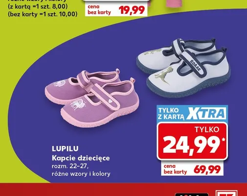 Kapcie dziecięce 30-41 promocja w Kaufland